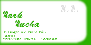 mark mucha business card