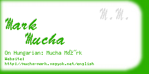 mark mucha business card